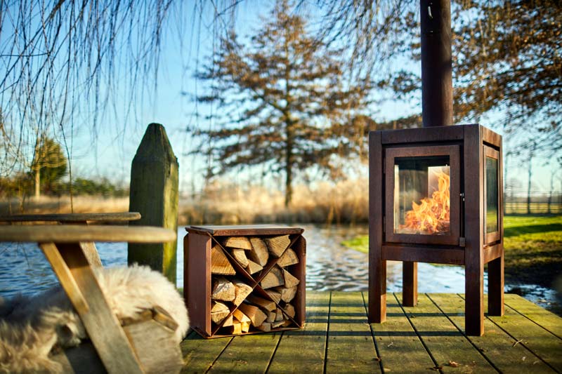 RENY QUARUBA XL 4-sided Outdoor Fireplace