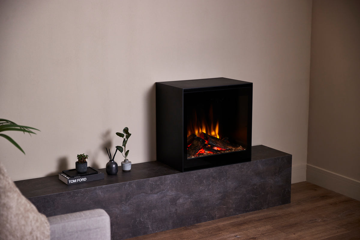 British Fires Wilverley Cube Stove Freistehender Ofen