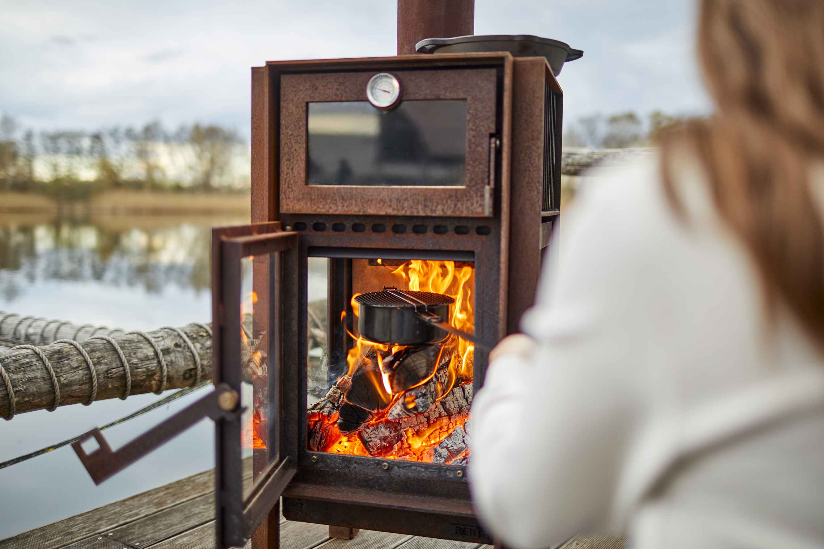 RENY QUERCUS Terrace Stove including pizza stone