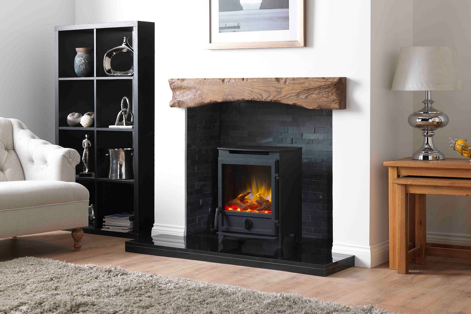 Charlton & Jenrick Fireline FP Rechte Deur Vrijstaande Kachel